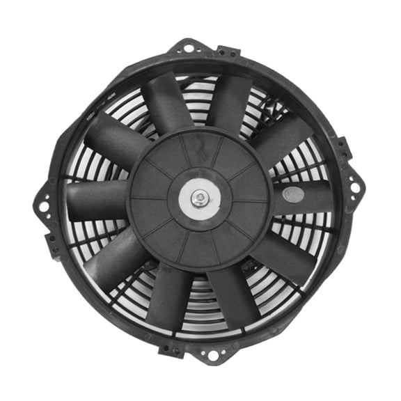 Cobra-Tek 7" Electric Radiator Cooling Fan Flat Blade Plastic EMC 12 Volt 2860 RPM Black (7")