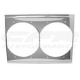 thumbnail image 1 of Cobra-Tek - CBK-HZ-1009C-31B - Aluminum Emc Fan Shroud Dual 25-9/16"X18-5/8" Fits 31"X19" Compatible Radiators: HZ-40016, HZ-40026, HZ-40216, HZ-40226, HZ-40016AT, Radiator Chrome, 1 of 1