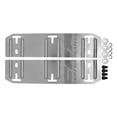 thumbnail image 1 of Cobra-Tek- CBK-HZ-40046 Emc aluminum stainless Steel Radiator (2) Mounting Bracket-Flat speciafically made for EMC series radiators., 1 of 1