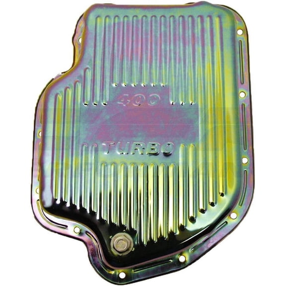 Cobra-Tek Fits Chevy GM Turbo Th-400 Steel Transmission Pan (Deep Sump) Zinc (Zinc)
