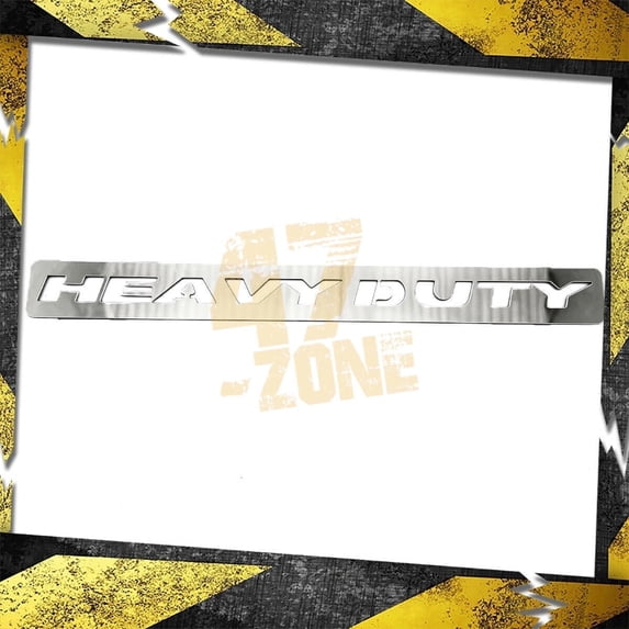 Heavy Duty Phrase 3D Car Emblem Badge Decal Sticker | Universal Vehicle Fitment
