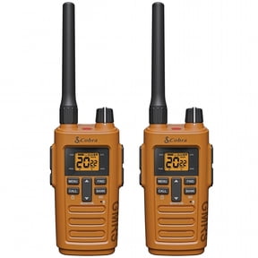 Cobra TrailBlazer 250 GMRS Radio 2-Pack – Long-Range, Rechargeable Walkie Talkies with IPX2 Splash Resistance & Repeater Compatibility