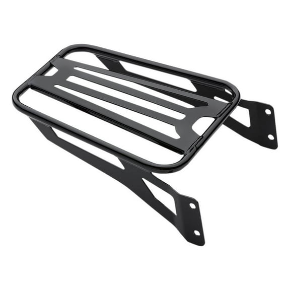 Cobra Tube-Style Black Luggage Rack for Cobra Sissy Bars (602-3501B)