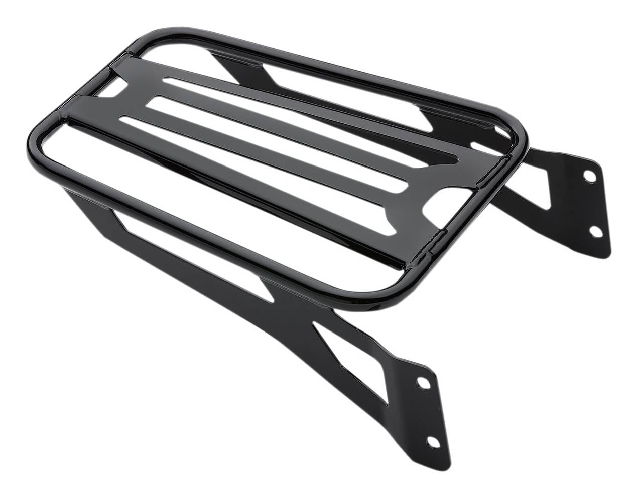 Cobra Tube-Style Black Luggage Rack for Cobra Sissy Bars (602-3502B)