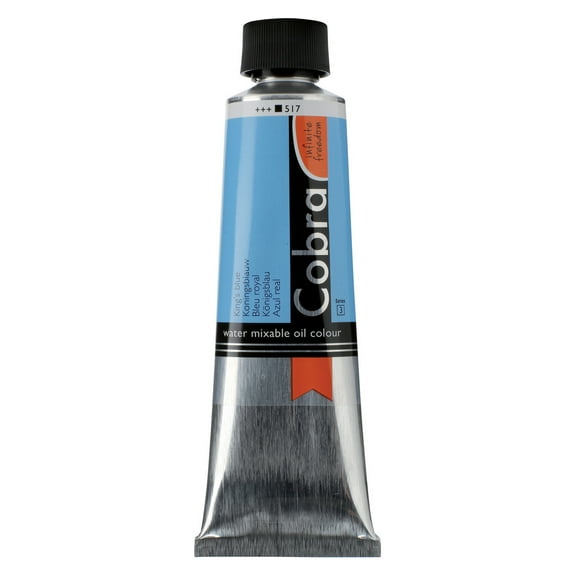 Cobra Water Mixable Oil Colour 150ml, Kings Blue