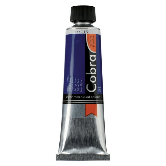 Cobra Water Mixable Oil Colour 150ml, Phthalo Blue
