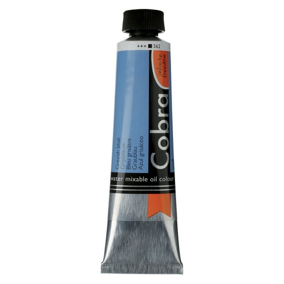 Cobra Water Mixable Oil Colour 40ml, Greyish Blue
