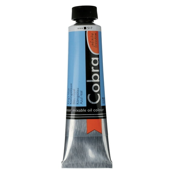 Cobra Water Mixable Oil Colour 40ml, Kings Blue