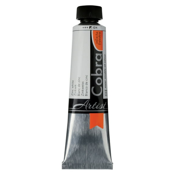Cobra Water Mixable Oil Colour 40ml, Zinc White