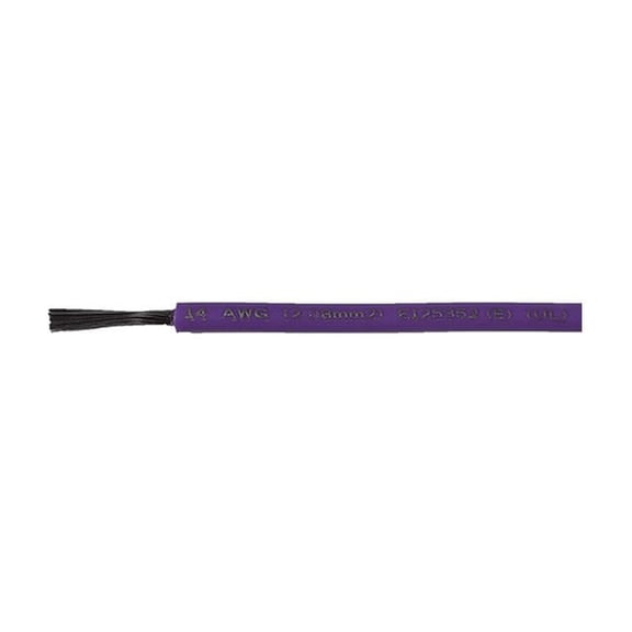 Cobra Wire A2018T14100FT Primary Tinned Copper Wire, 18 AWG, 100', Purple