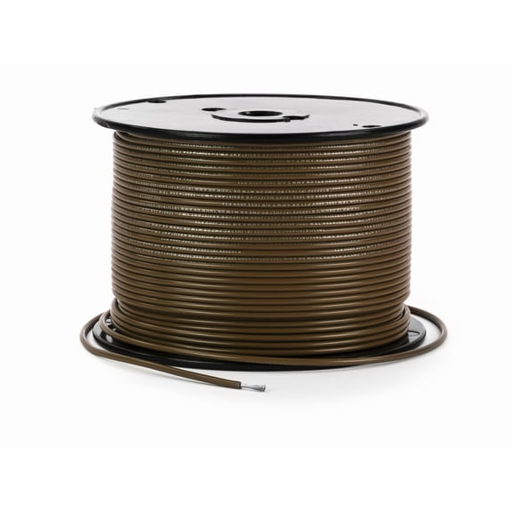 Cobra Wire & Cable A1012T06100FT; 12Ga Brn Tinned Wire 100Ft