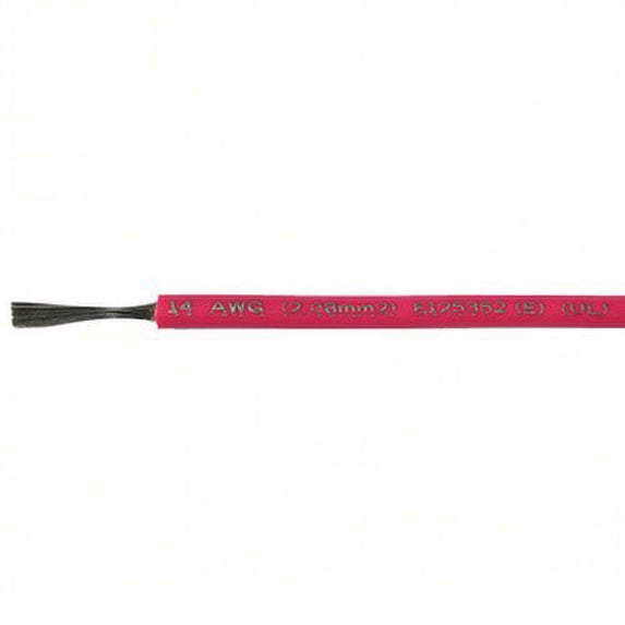 Cobra Wire & Cable A1012T09100FT; 12-Ga Pink Primary Tinned Copper Wire 100-Foot