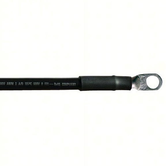 Cobra Wire & Cable A2004T0724IN; 4Ga Black 24 inch Sae Batt Cable