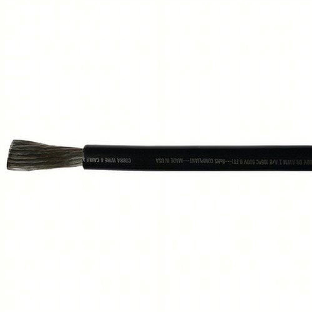Cobra Wire & Cable  A2120T07050FT; 2/0 Blk Tinned Wire 50Ft