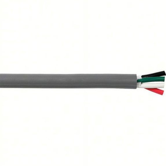 Cobra Wire & Cable B6G12T40100FT; Multi-Conductor Tinned Copper Cable, 12/4Tc Gry (Bwrg) Round Ul Boat