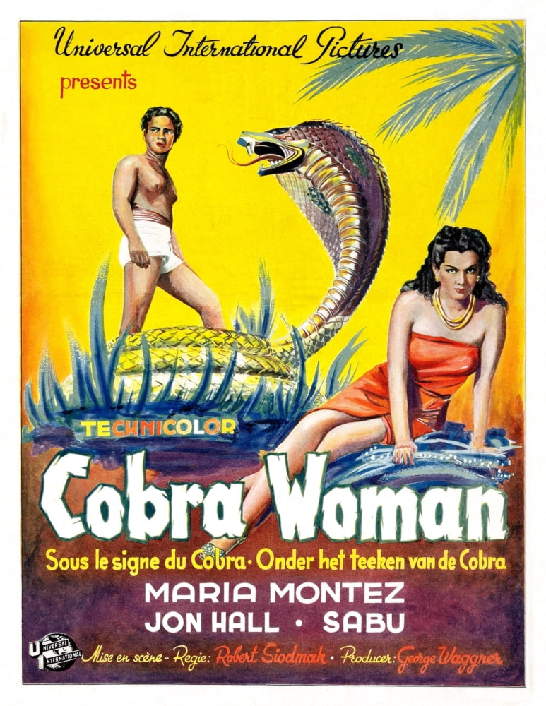 Cobra Woman Canvas Art - (24 x 36)