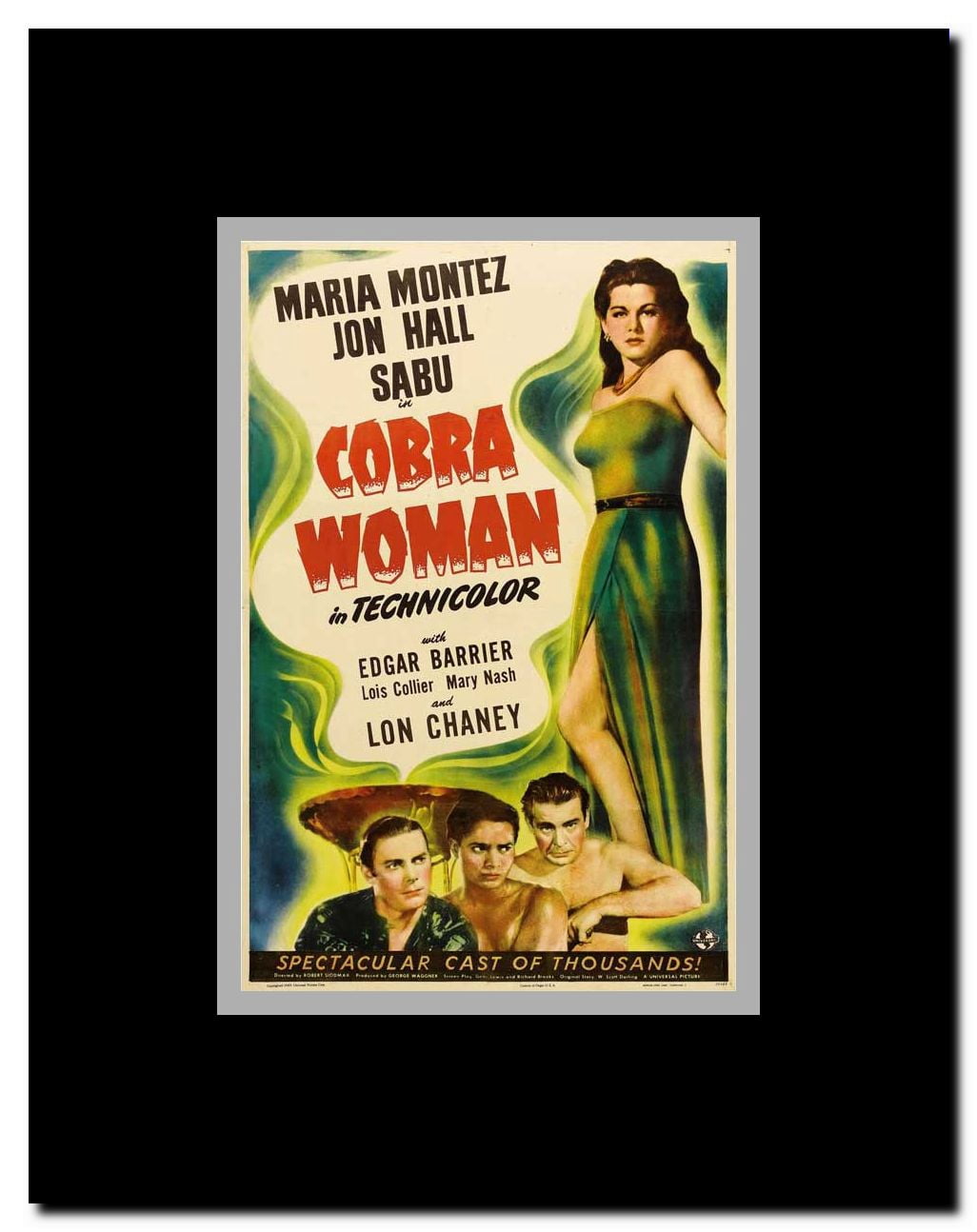 Cobra Woman Framed Movie Poster