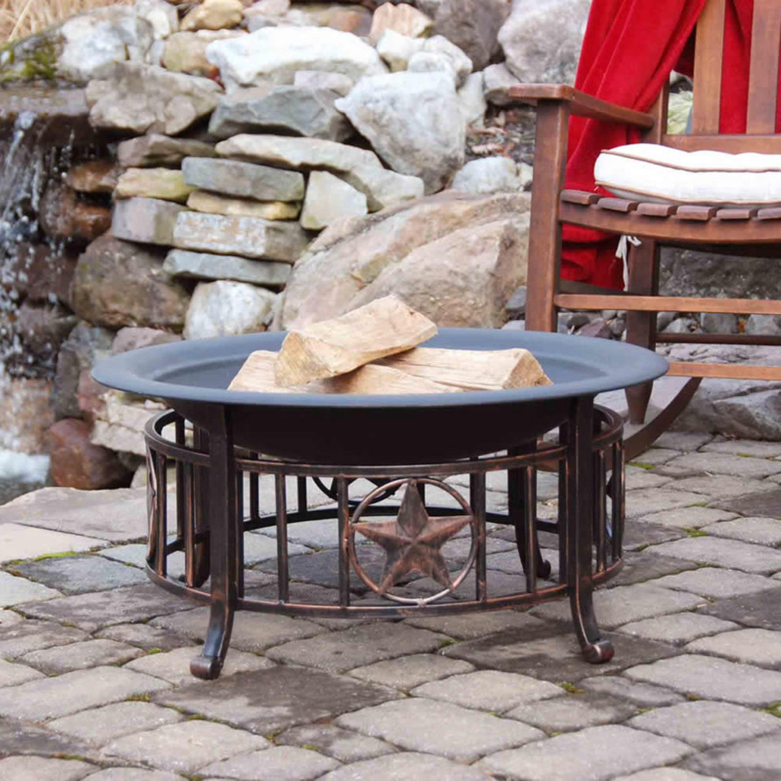 CobraCo Americana Fire Pit - Walmart.com
