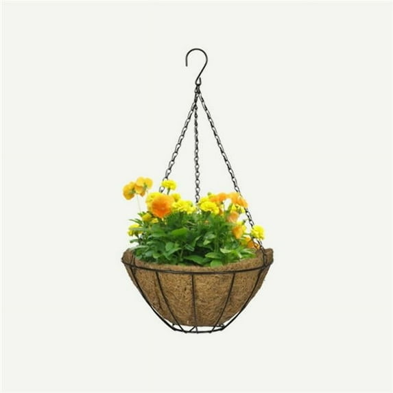 CobraCo HGB12-B 12 in. Growers Style Hanging Basket - Black