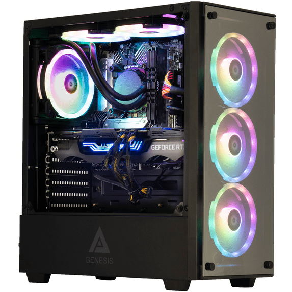 Cobratype Canebrake Gaming Desktop PC - Ryzen 5600X, RTX 3050, 32GB DDR4, 2TB NVMe, AIO Liquid Cooler