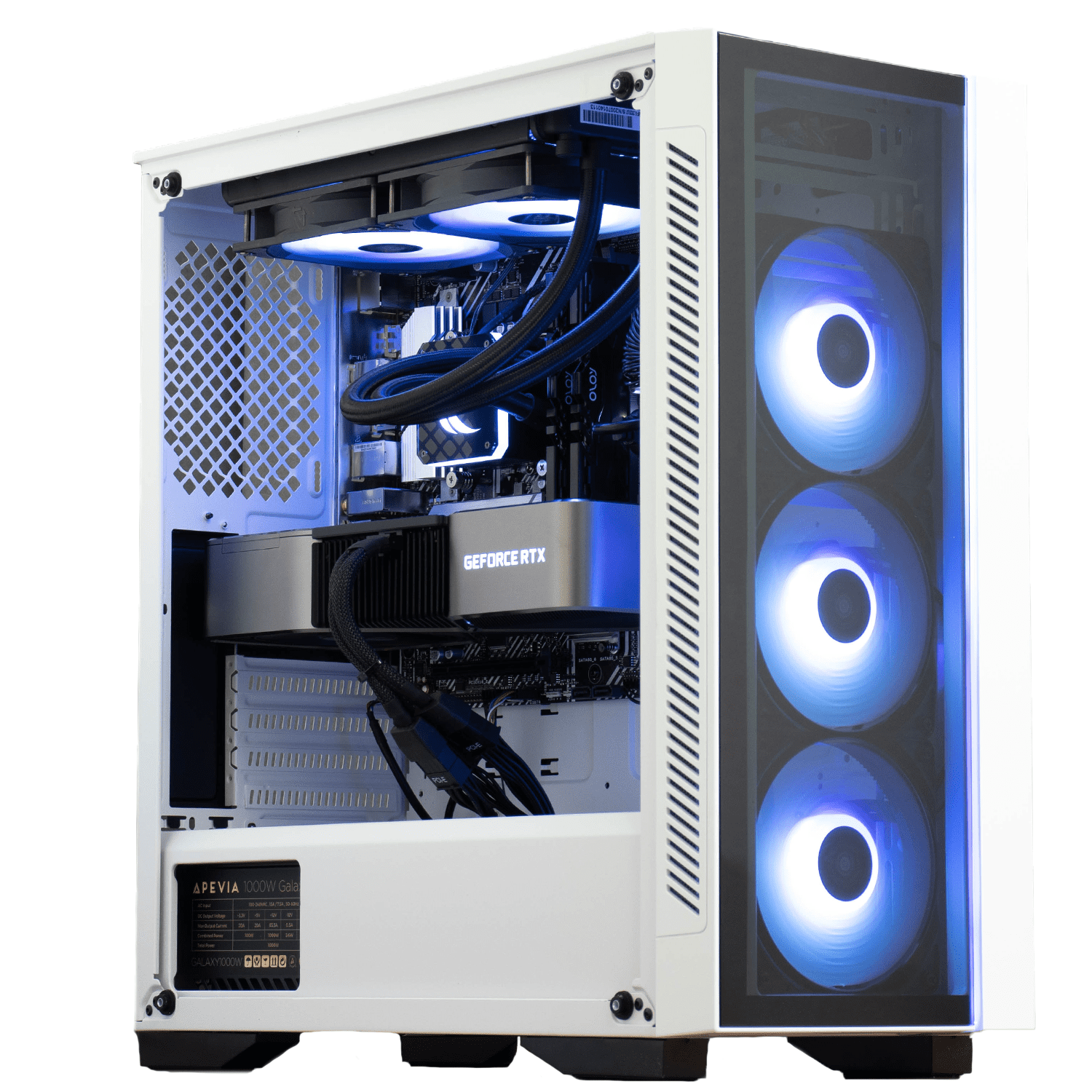 YEYIAN Shoge Gaming PC Desktop INTEL Core i5 13400F, RTX 4070, 1TB NVMe  SSD, 16GB DDR4 3200, 650W Gold PSU, 120mm AIO, AC Wi-Fi, Window 11 64bit