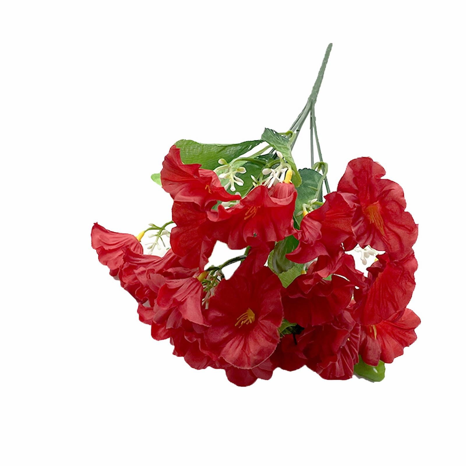 Cobrcref Artificial Flowers For Outdoors Morning Glory Flowers No Fade