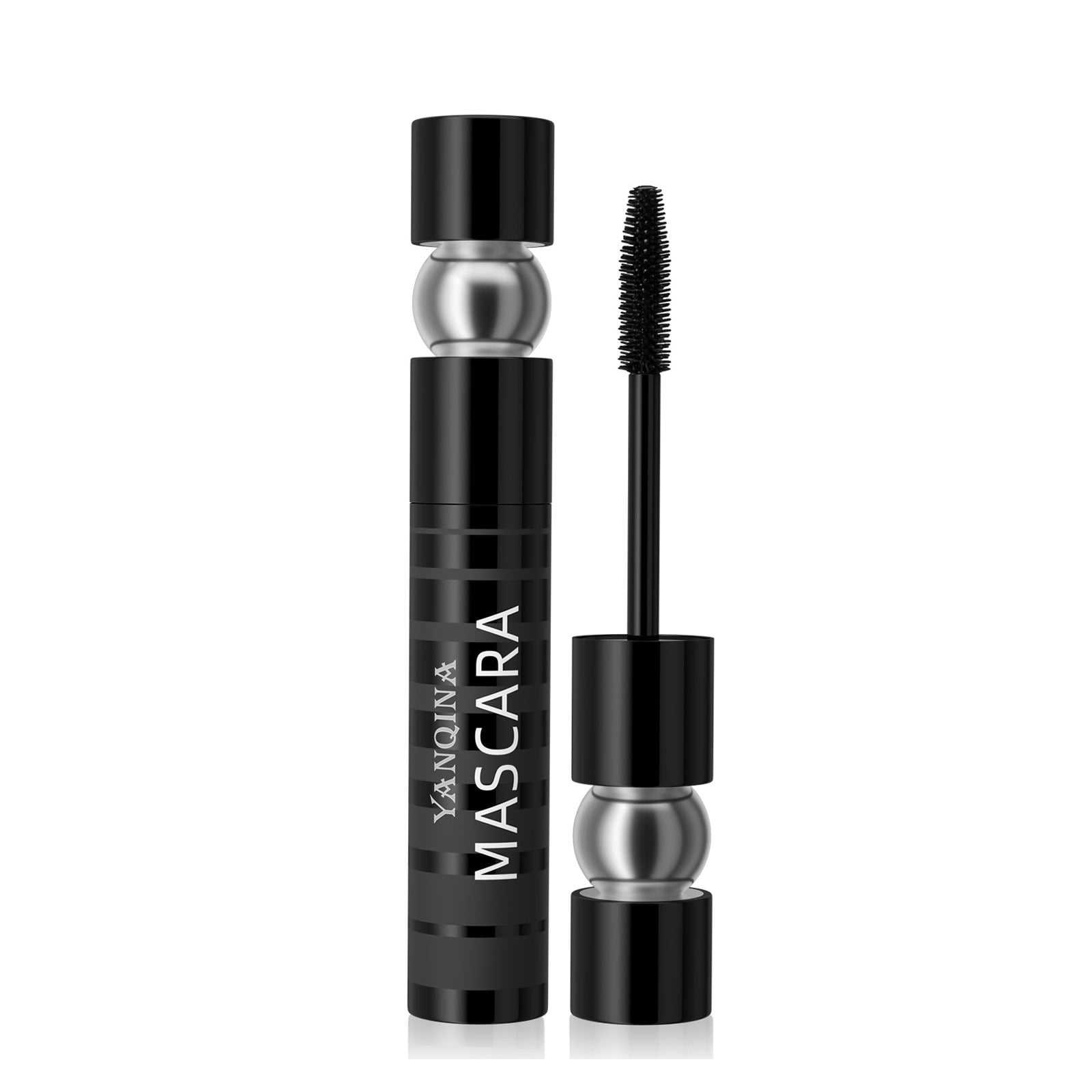 Cobrcref Fiber Mascara Black For Length And Volume Telescopic Mascara Washable Proof Thickening