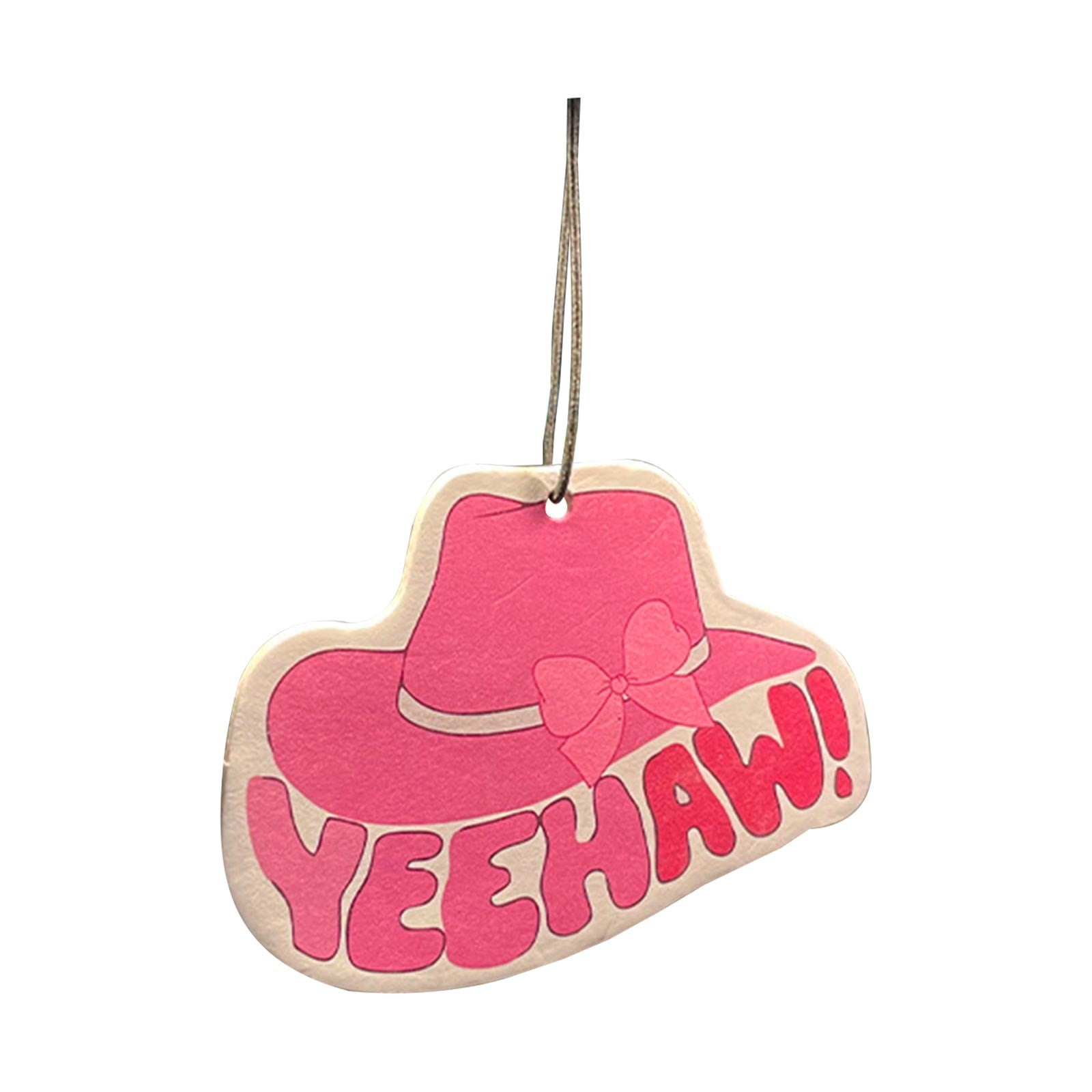 Cobrcref Trendy Car Accessories Pink , Hats, English Word Pendants