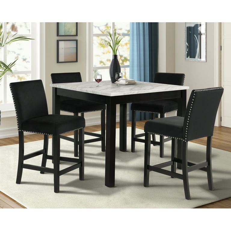 https://i5.walmartimages.com/seo/Cobre-Contemporary-Faux-Marble-Counter-Height-Dining-Table-with-4-Velvet-Nailhead-Trim-Stools-Black_81c15037-a7e0-43f4-af71-dde3341edb84.410d1eed67fd940fc183b8dd1b0b5a86.jpeg?odnHeight=768&odnWidth=768&odnBg=FFFFFF
