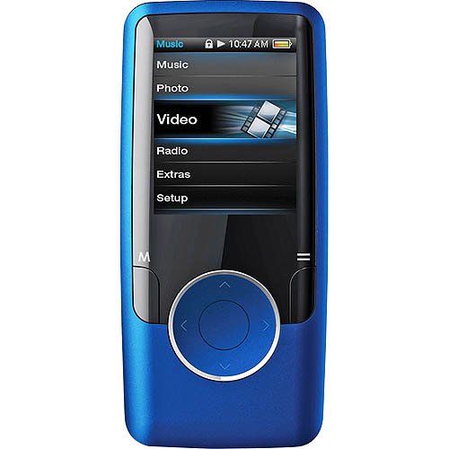 Coby 4GB Video MP3 Player, Blue
