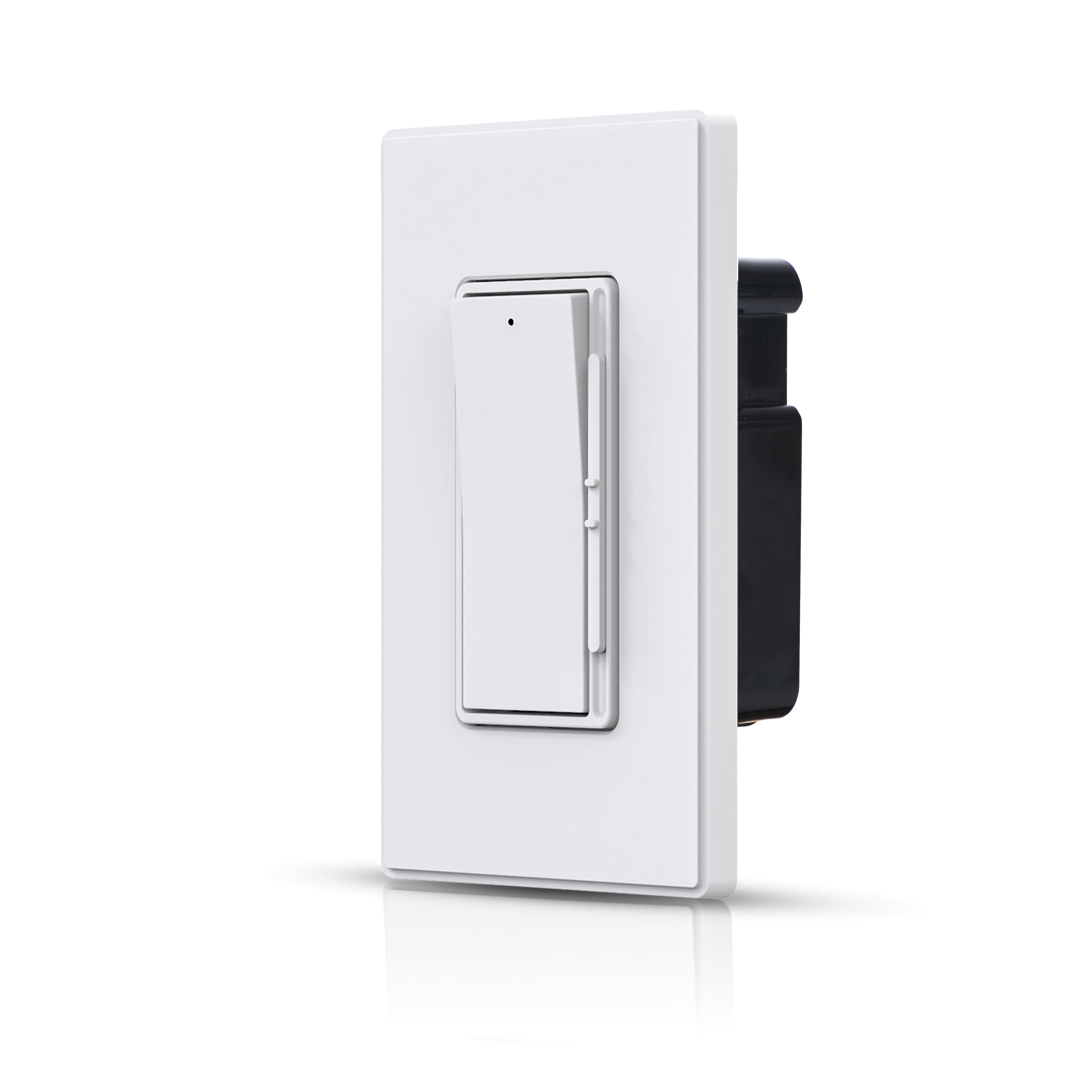 Coby CBDE03W 300W Dimmable LED/CFL and 600W Incandescent/Halogen Light Lamp Bulbs Slide Dimmer Switch, White
