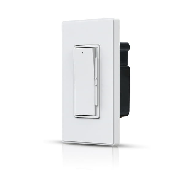 Coby CBDE03W 300W Dimmable LED/CFL and 600W Incandescent/Halogen Light Lamp Bulbs Slide Dimmer Switch, White