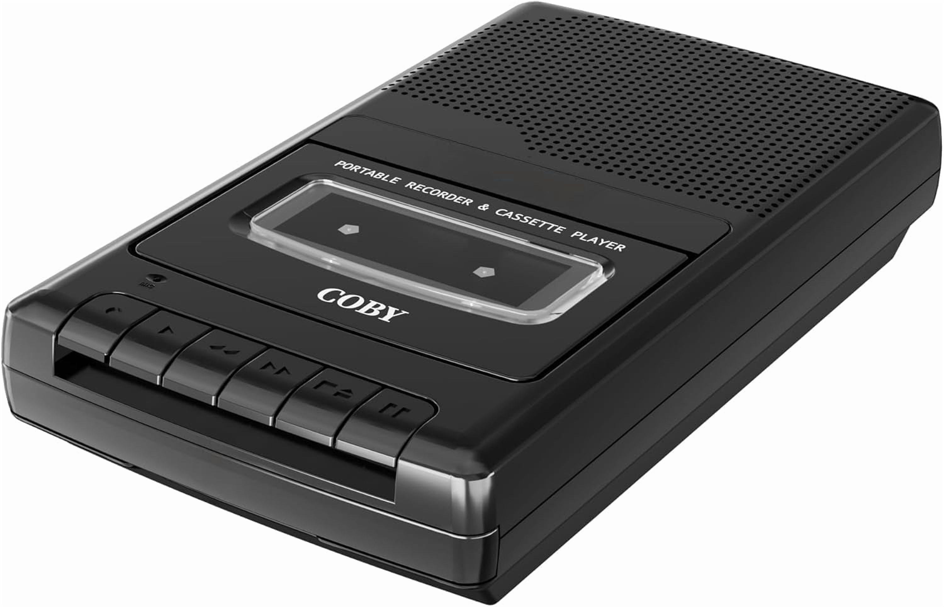 Coby Portable Cassette Player Recorder with Built-in Microphone