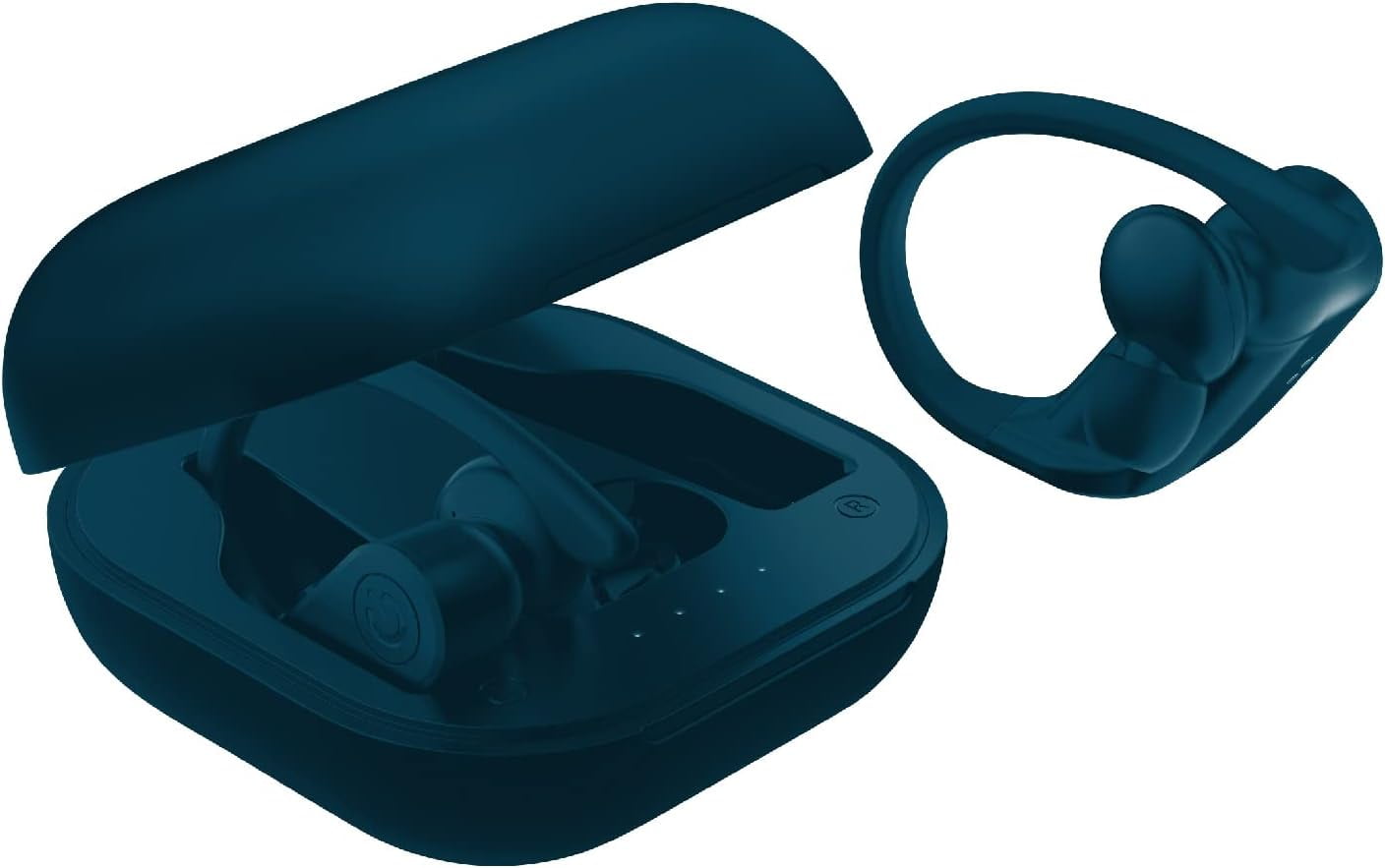 COBY True Sport Wireless Earbuds with Playback Controls, Bluetooth Earbuds for Phones & iPads, Blue