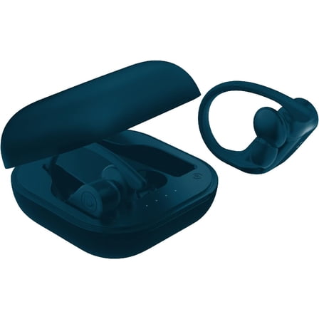 COBY True Sport Wireless Earbuds with Playback Controls, Bluetooth Earbuds for Phones & iPads, Blue