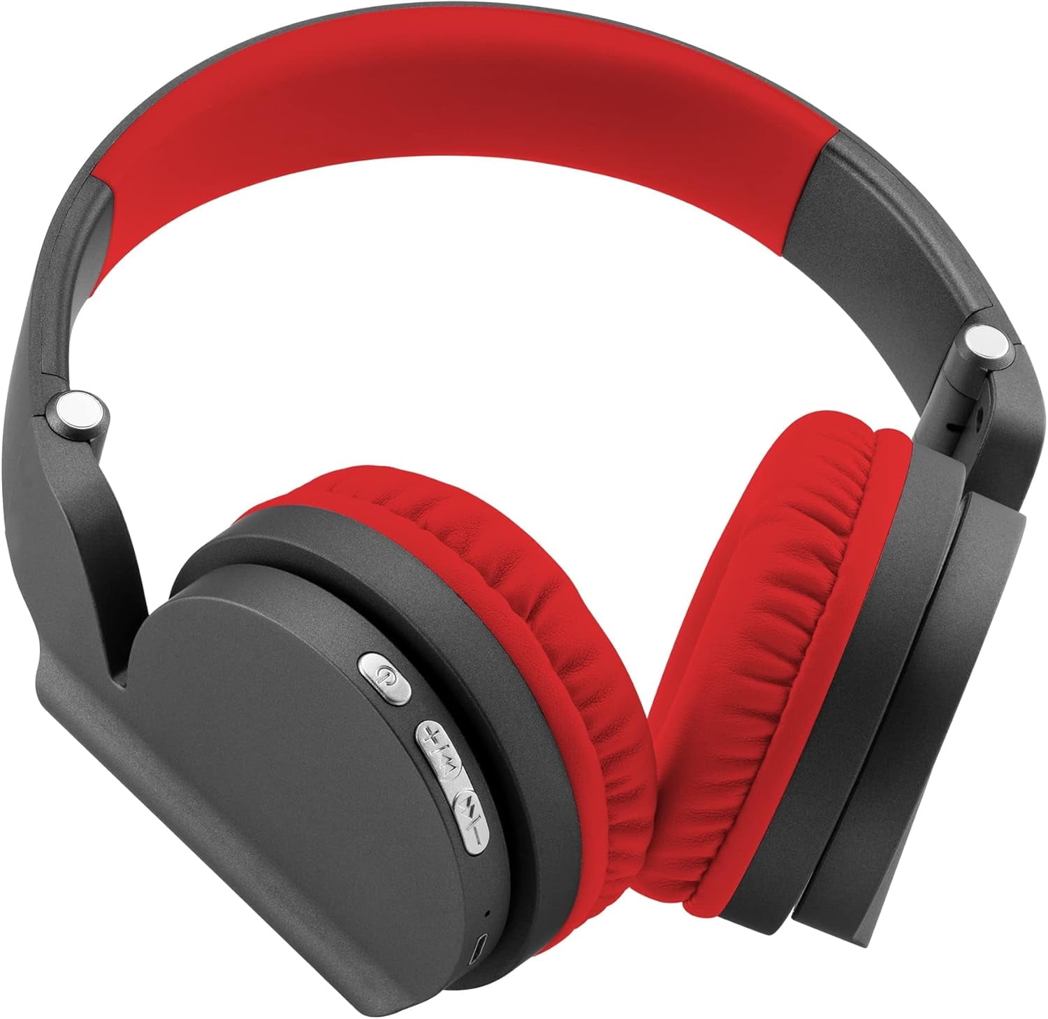 Coby Wireless Bluetooth Headphones, Rechargeable and Foldable Over-Ear Headphones with Mic, TF Card and 3.5-Millimeter AUX Inputs, Music Controls, Hands-Free Calls, 20-Hour Play, AUX Cable Included
