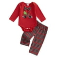 CocMouse Baby Boys Christmas Outfits Christmas Tree/Truck Pattern