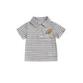 thumbnail image 1 of CocMouse Baby Boys Shirts Short Sleeve Soccer Embroidery Button Front Shirts, 1 of 9