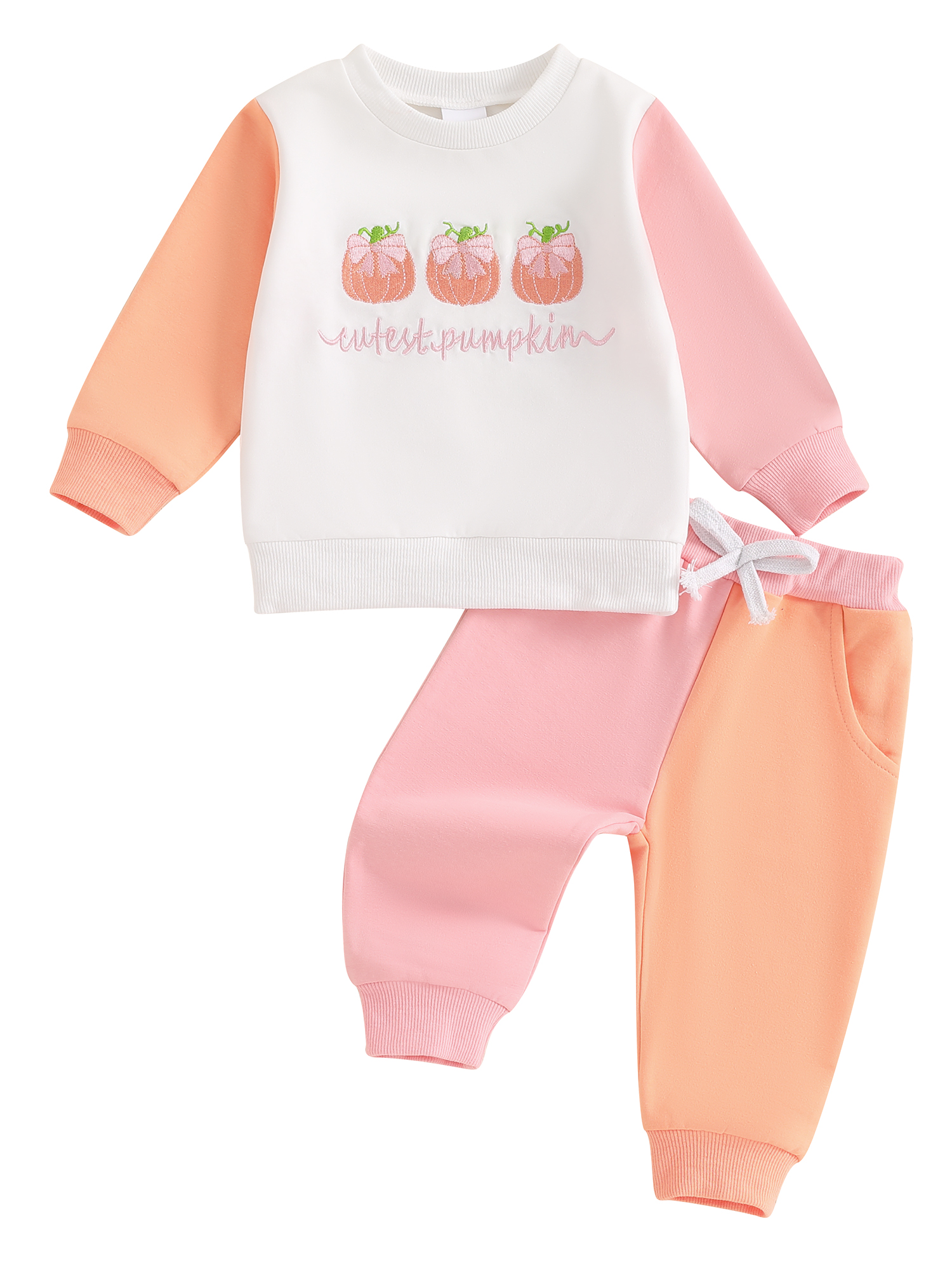 Geagodelia Body D'Halloween Pour Nouveau-Né Fille - Grenouillère Citrouille Avec Moufles & Bandeau - Mon Premier Costume D'Halloween