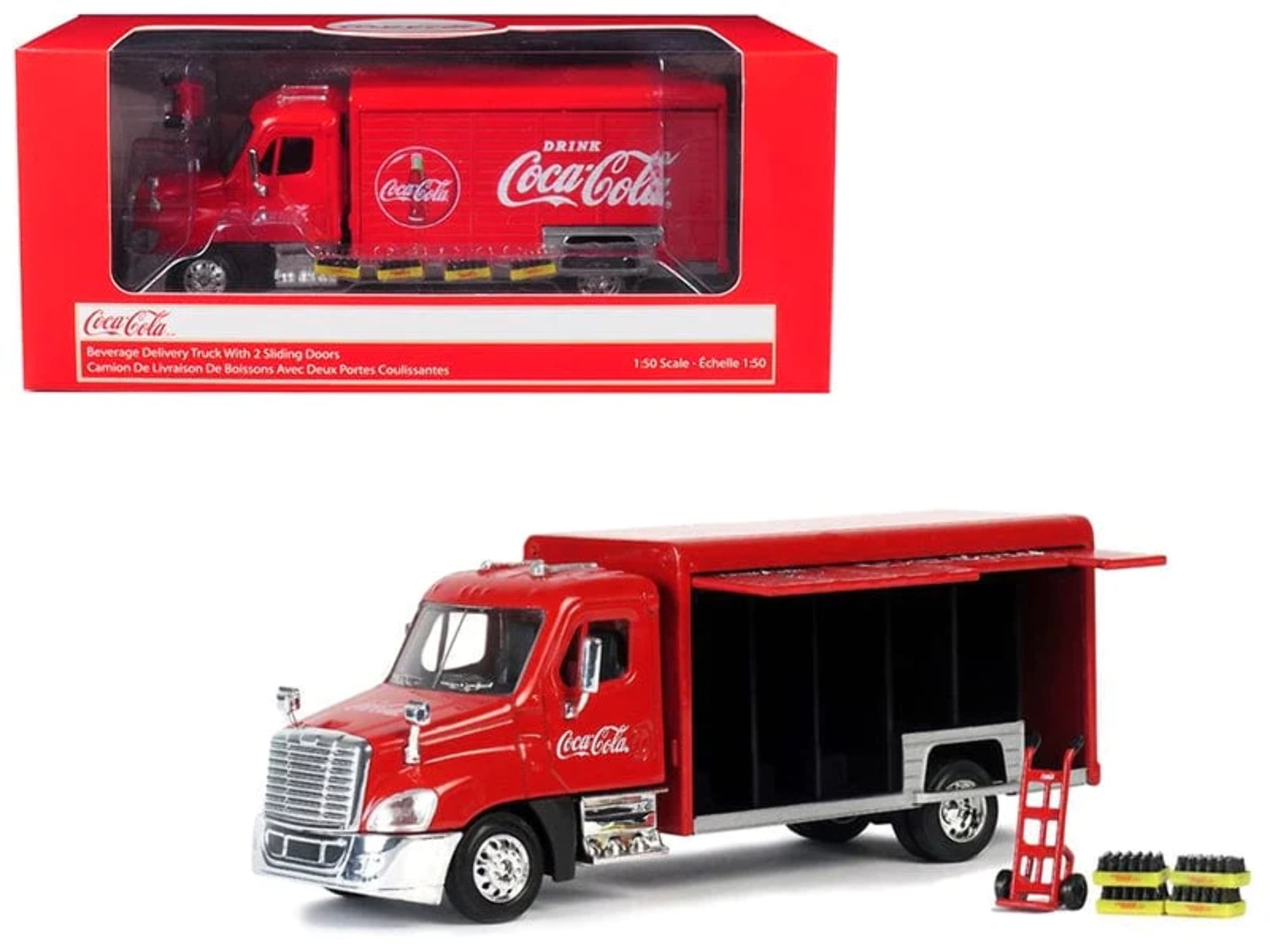 Coca Cola 1 50 Scale Beverage Delivery Diecast Truck With 2
