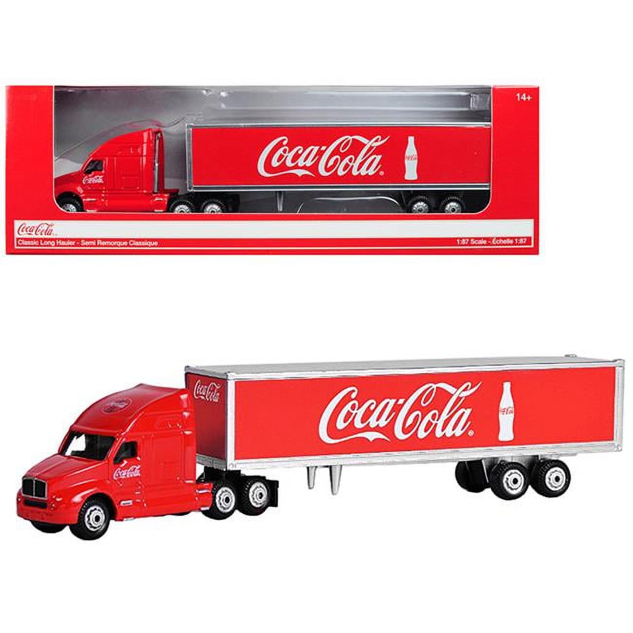 Coca cola toy truck cheap with bottles