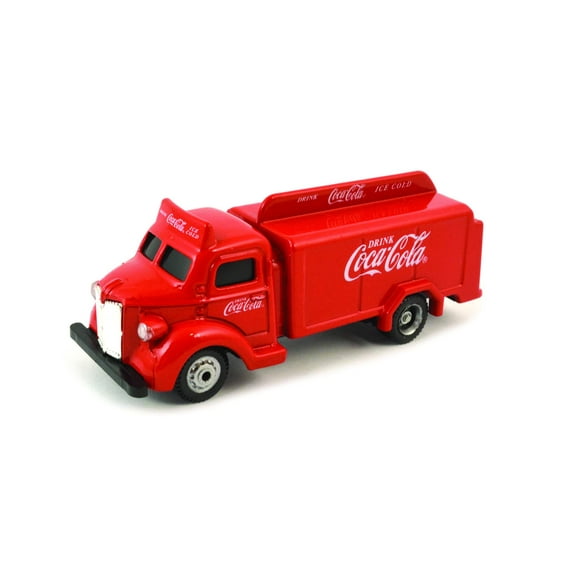Coca-Cola 1/87 Scale 1947 Coca-Cola Bottle Diecast Truck- Red (Collectible Toy Vehicle)