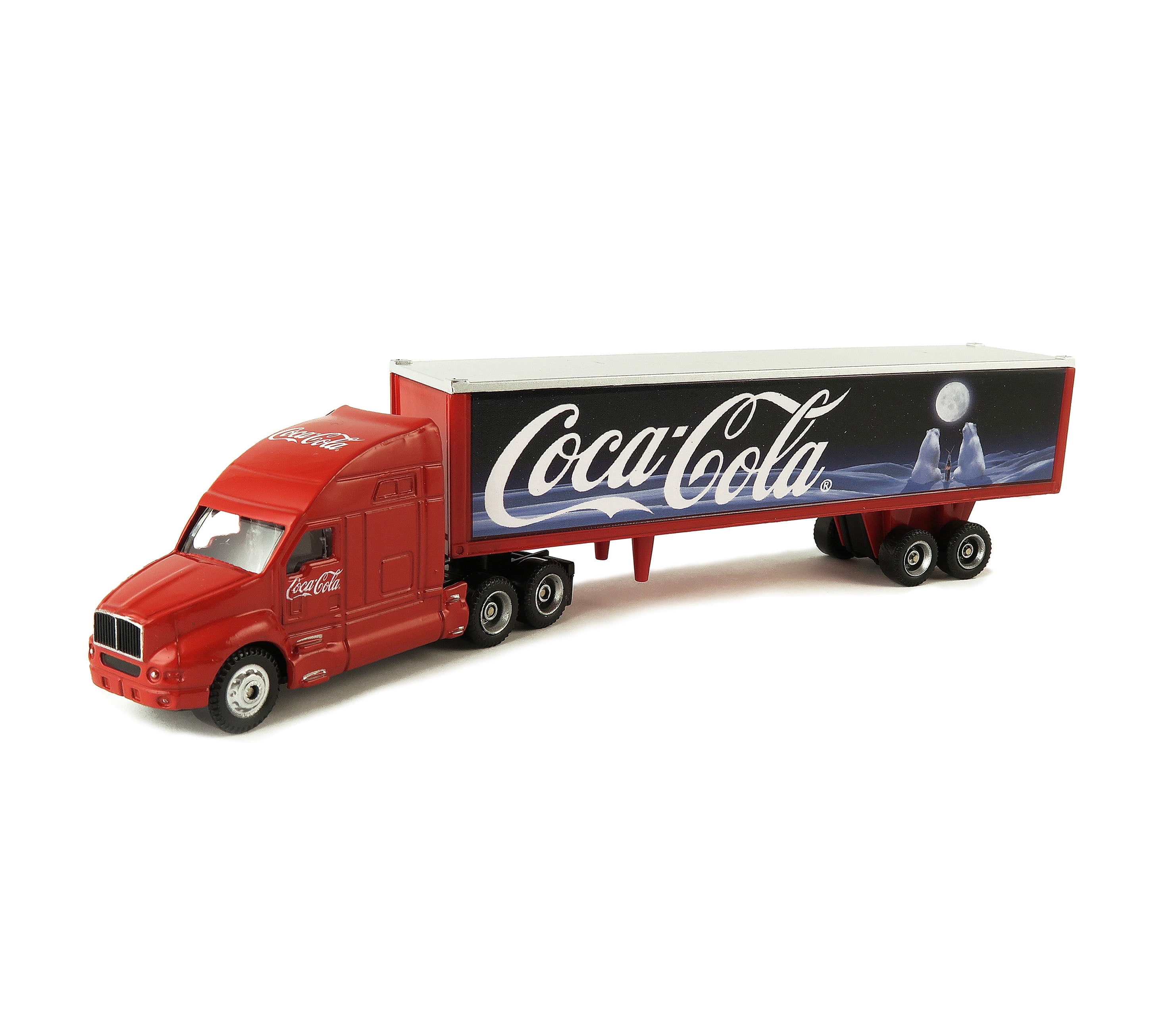 Coca-Cola Bears and Moon Long Hauler Diecast Model, 1:87 Scale