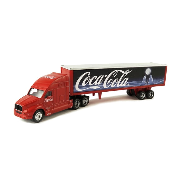 Coca-Cola Bears and Moon Long Hauler, 1:87 Scale, White/Blue