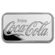 Coca-Cola  1 oz .999 Pure Silver Bar