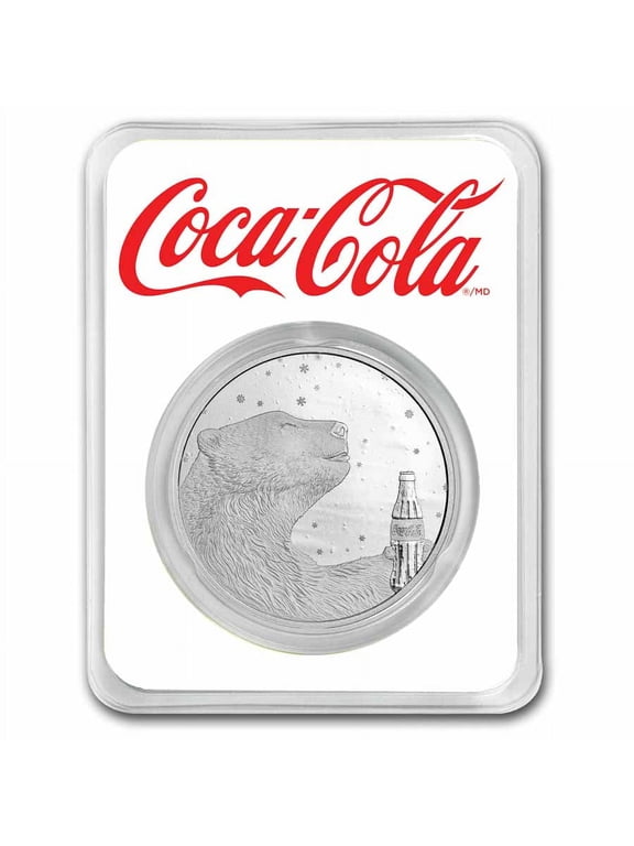 ® 1 oz Silver Polar Bear Round in TEP