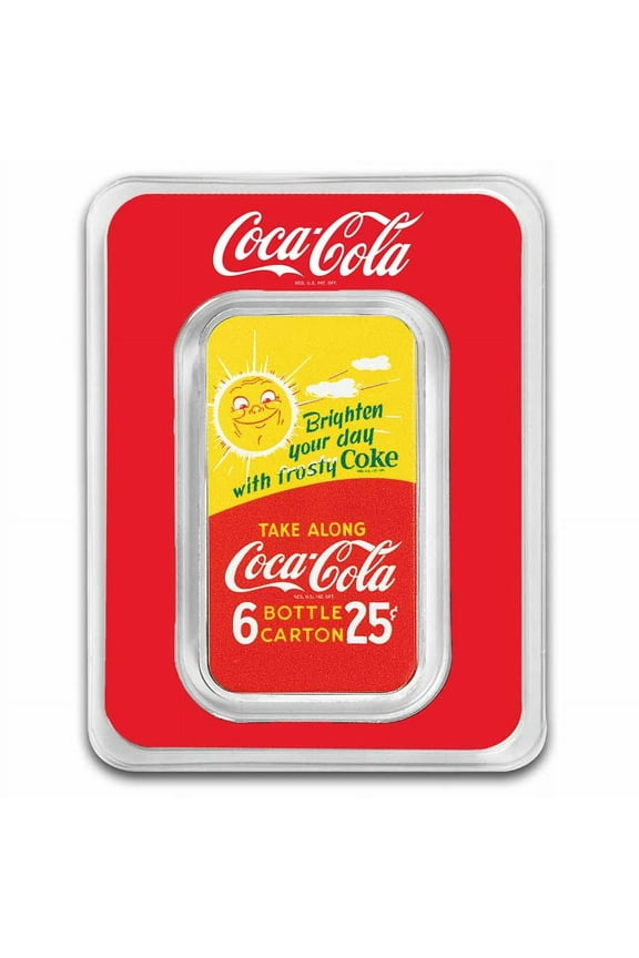 1 oz Silver Summer Fun Colorized Bar (in TEP)