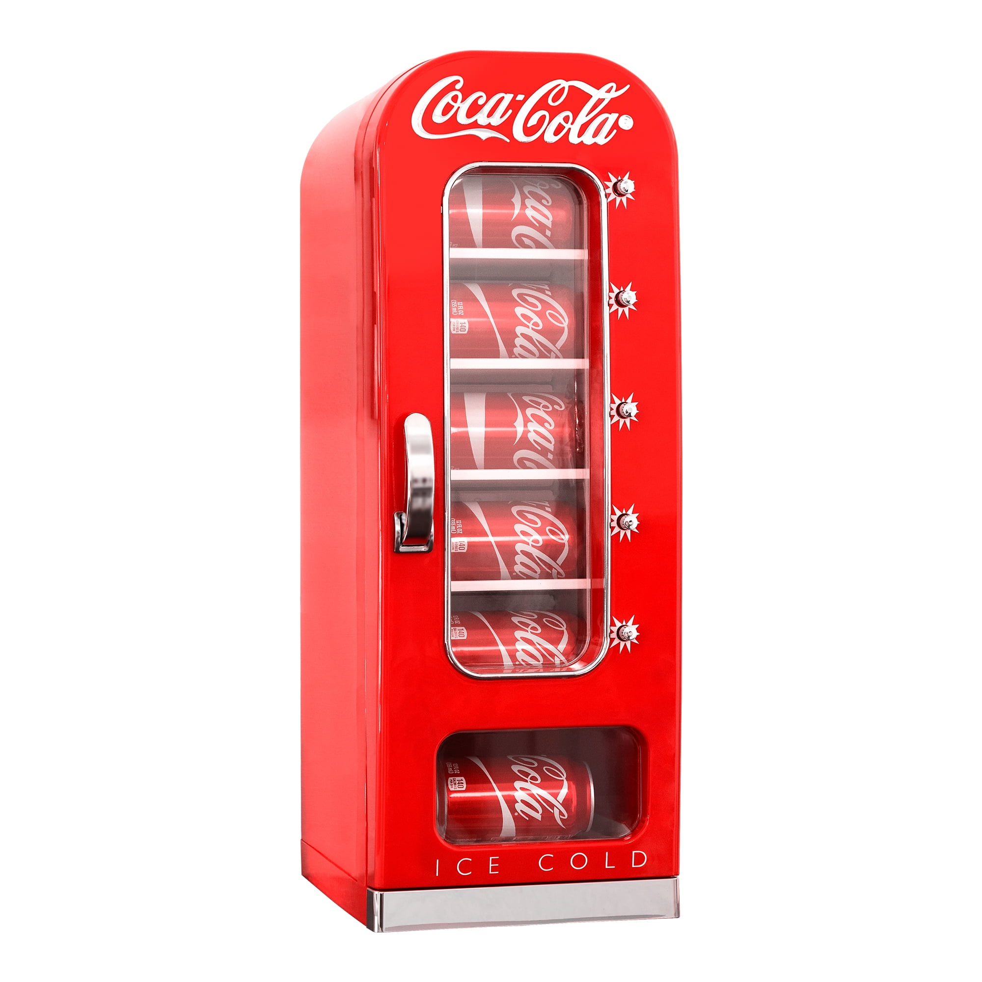 Coca-Cola 3.5 Cu.Ft. Refrigerator & Chest Freezer, Red — Nostalgia Products