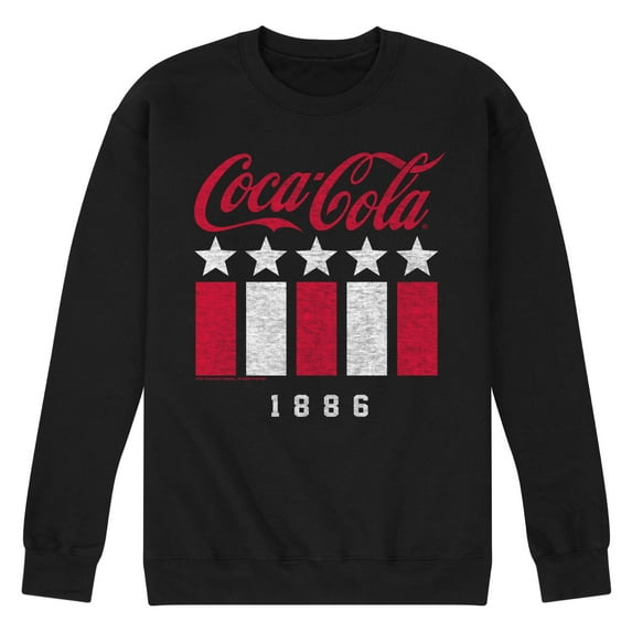 Coca-Cola - 1886 Stars Stripes - Men's Crew Neck Fleece Pullover