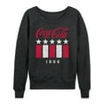 thumbnail image 1 of Coca-Cola - 1886 Stars Stripes - Women's Lightweight French Terry Long Sleeve Shirt, 1 of 5